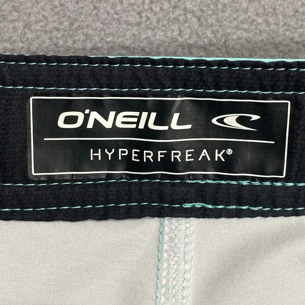 Oneill Hyperfreak Board‎ Shorts Mens 29 Blue Swim Surf Pocket Beach Tropical